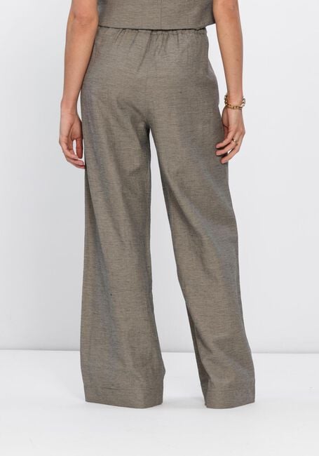 Taupe BY-BAR Weite Hose BENJI MELANGE PANTS - large
