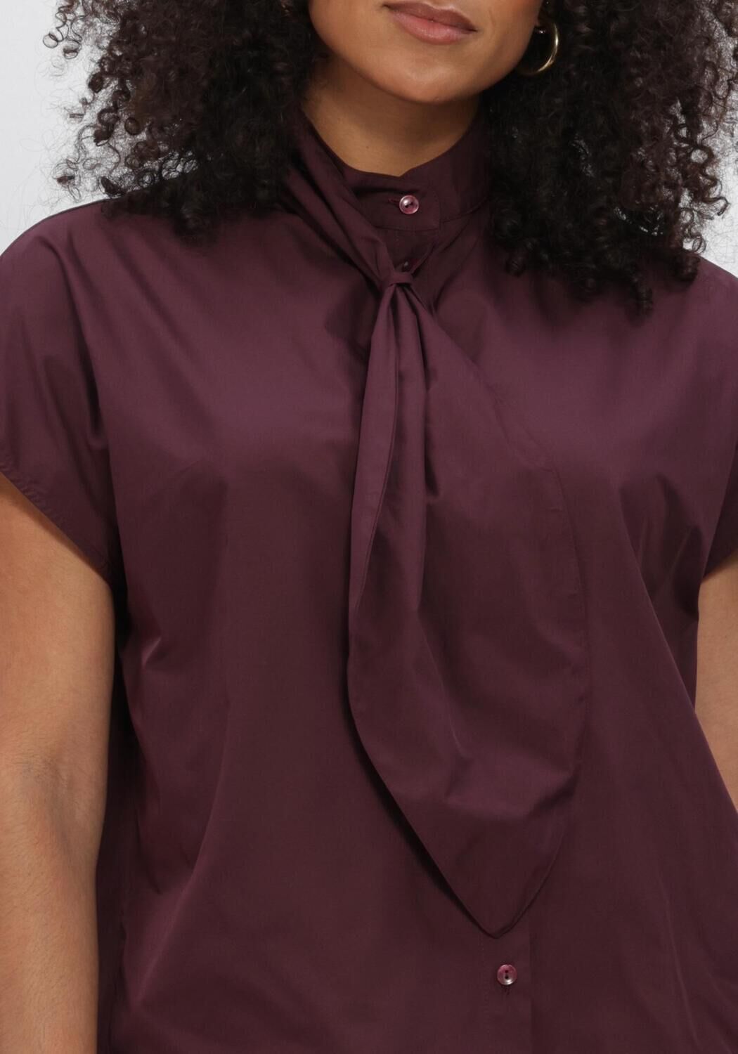 Bordeaux SUMMUM Blusen TOP TAFT LIGHT - large