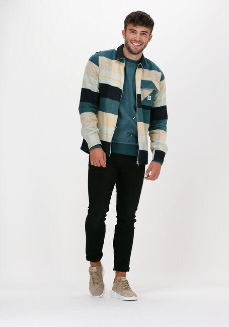 Mehrfarbige/Bunte KULTIVATE Overshirt ST CHECKERZ - large