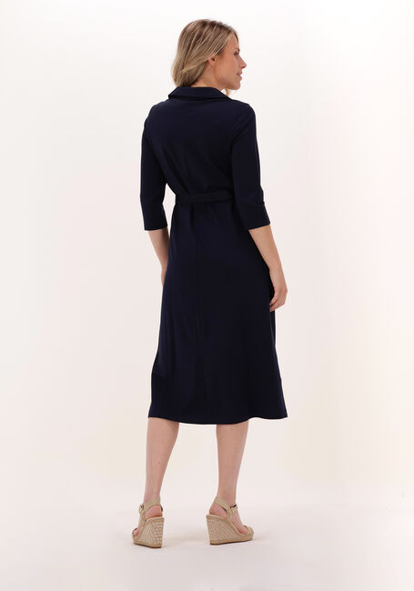Dunkelblau TOMMY HILFIGER Midikleid REG VIS SHIRT MIDI DRESS 3/4 SLV - large