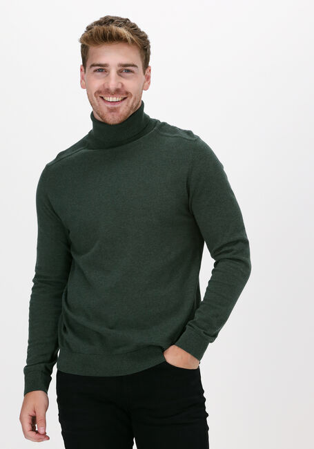 Dunkelgrün SELECTED HOMME Rollkragenpullover SLHBERG ROLL NECK - large