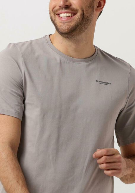 Hellgrau G-STAR RAW T-shirt SLIM BASE R T S/S - large