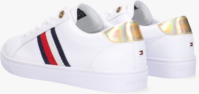 Weiße TOMMY HILFIGER Sneaker low TH CORPORATE CUPSOLE - large