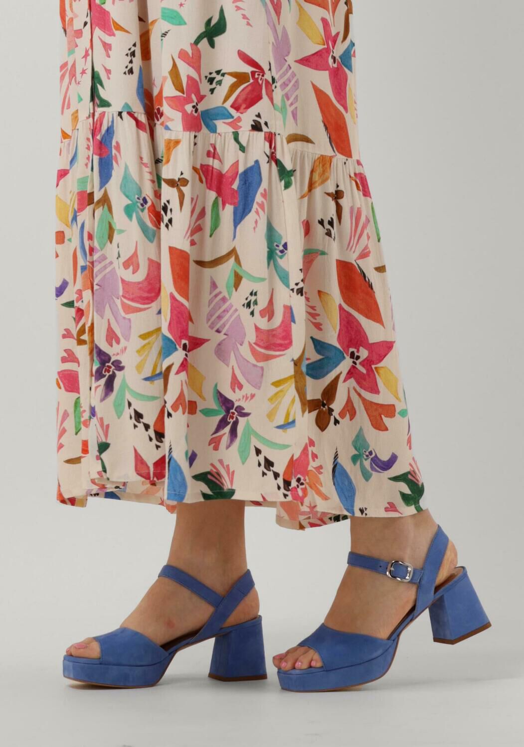 Blaue UNISA Sandaletten mit Absatz NEY - large