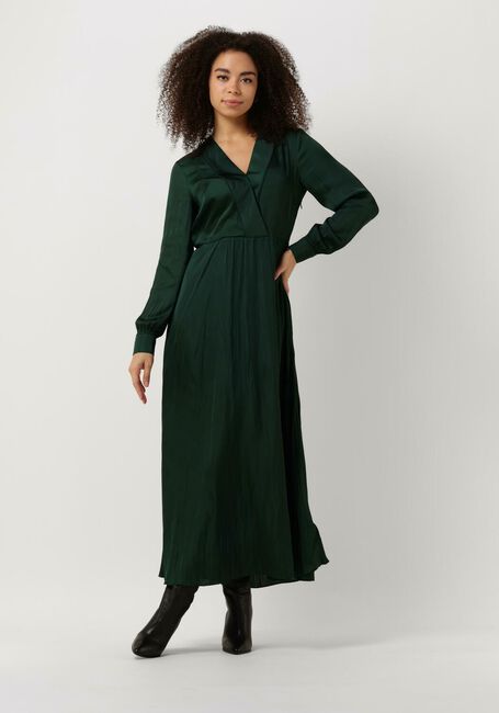 Gr&uuml;ne SCOTCH & SODA Maxikleid LONG SLEEVED PLEATED MAXI DRESS - large