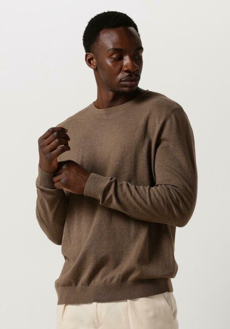 Braune SELECTED HOMME Pullover BERG CREW NECK - large