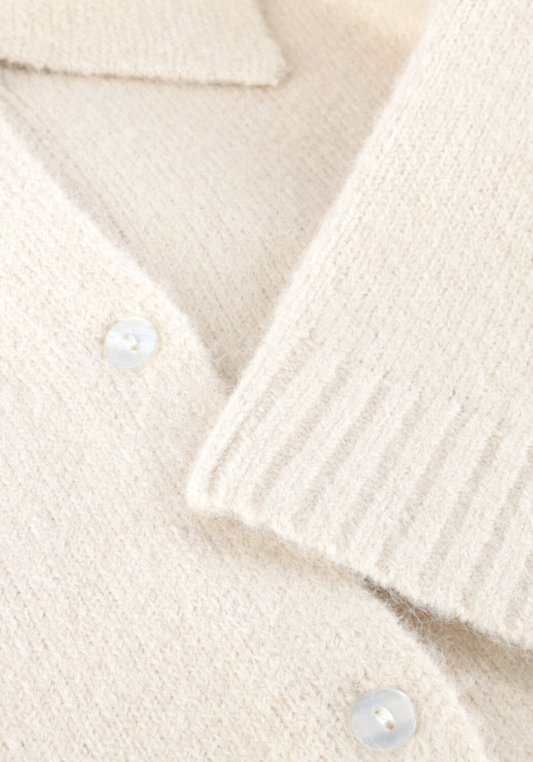 Creme NEO NOIR Blusen CUNNA KNIT BLOUSE - large