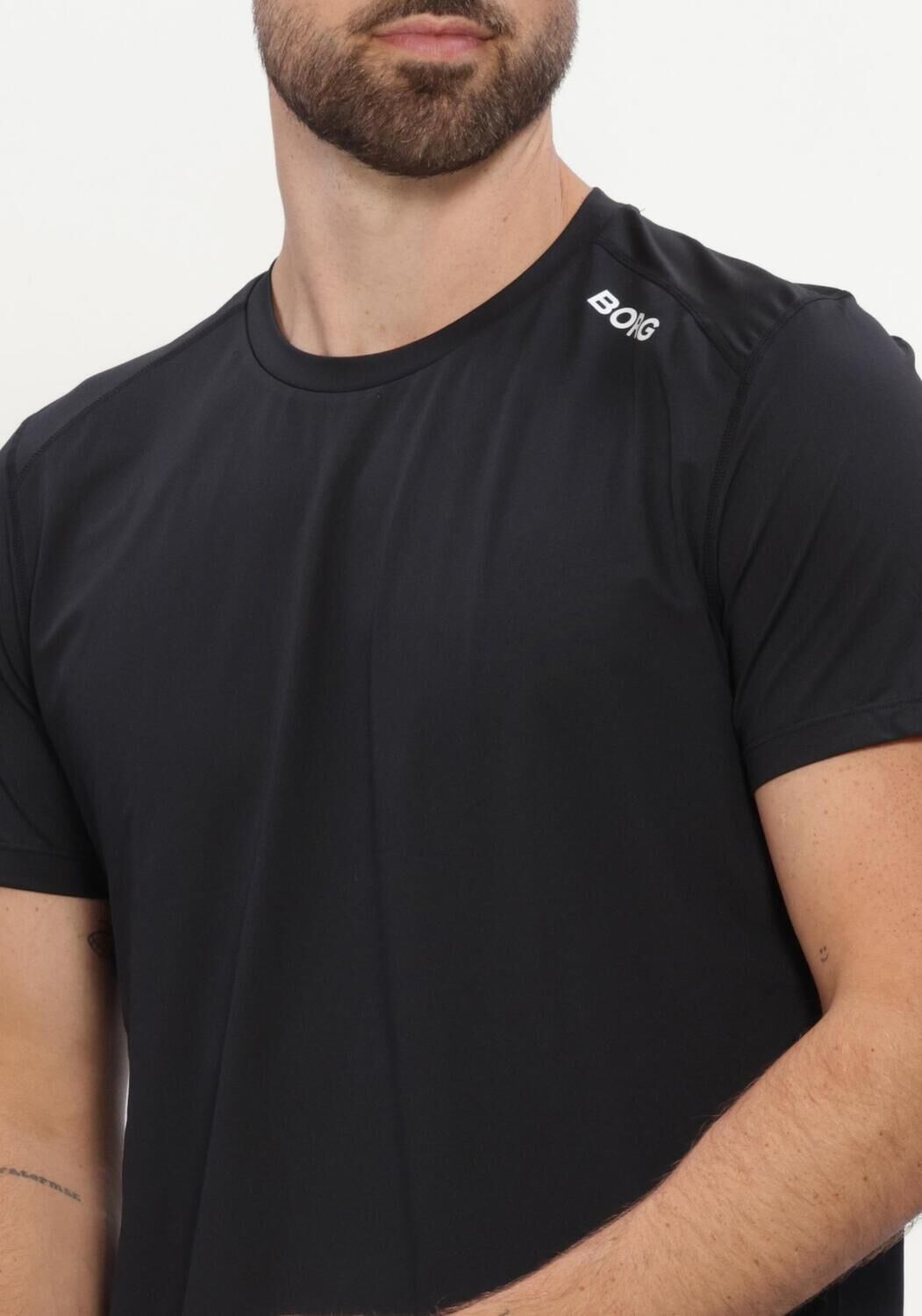 Schwarze BJORN BORG T-shirt BORG ATHLETIC T-SHIRT - large