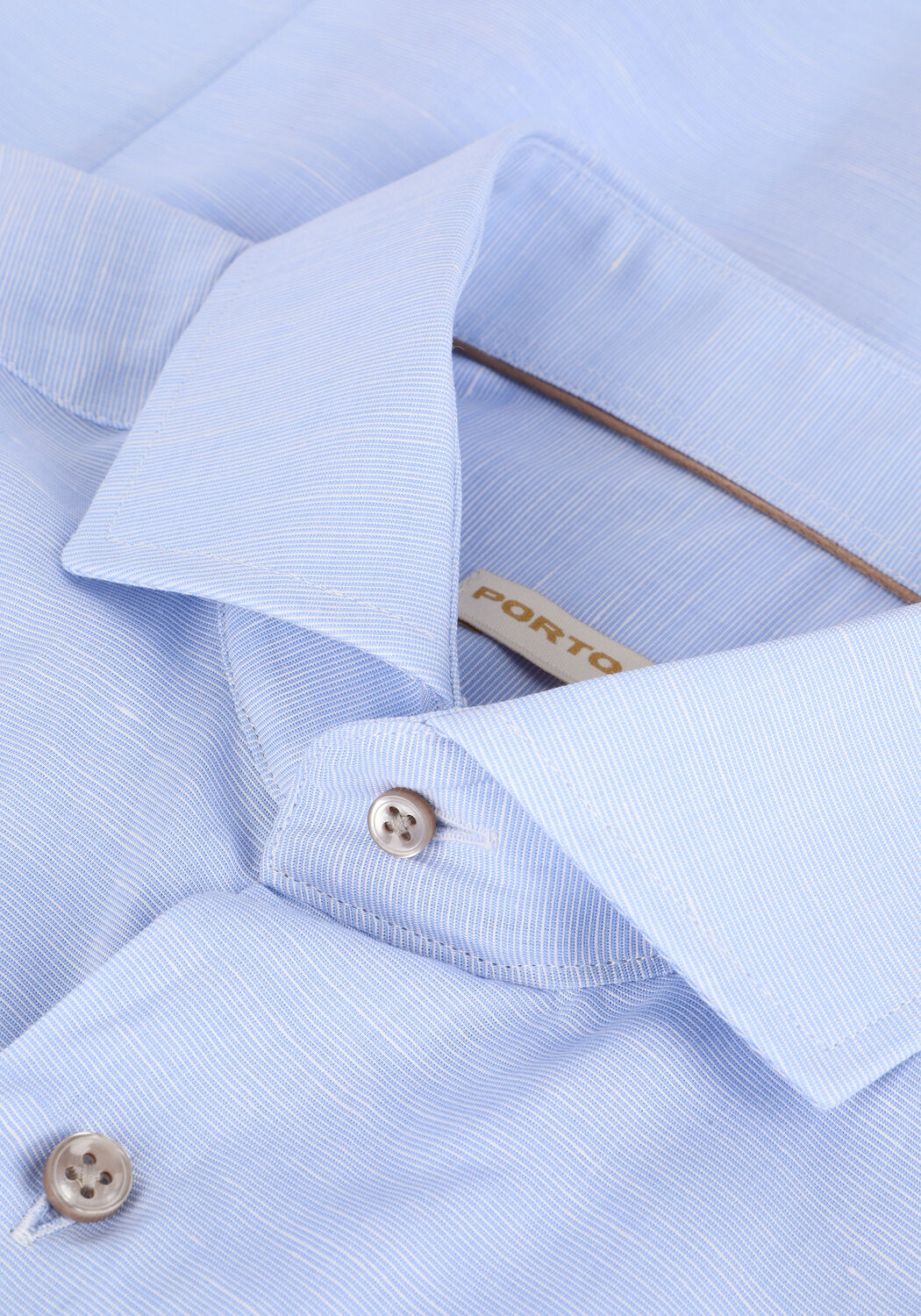 Hellblau PORTO MILANO Klassisches Oberhemd LAGOS - large