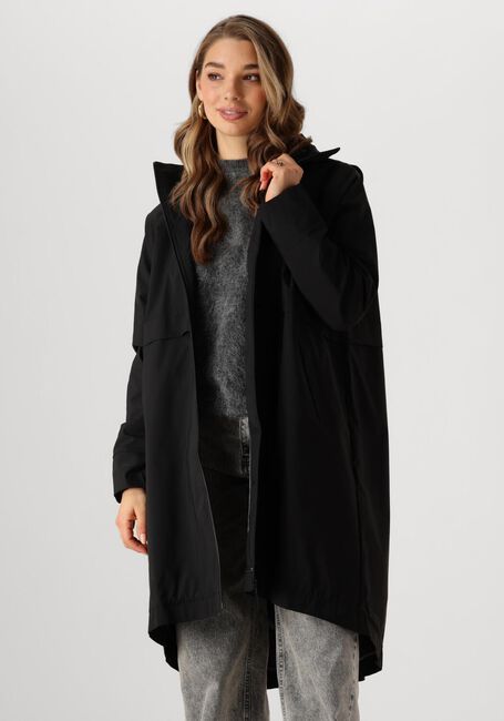 Schwarze DEBLON SPORTS Regenjacke ROMY RAINCOAT - large