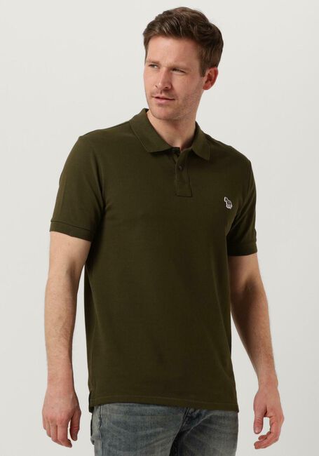 Dunkelgrün PS PAUL SMITH Polo-Shirt MENS SLIM FIT SS POLO SHIRT ZEBRA - large