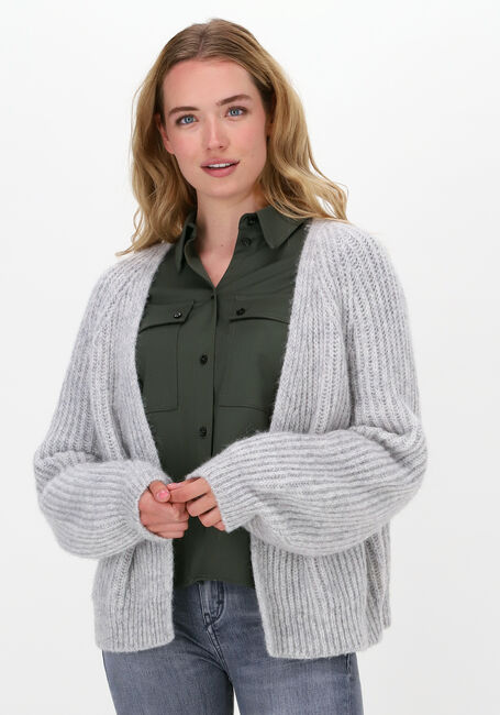 Graue DRYKORN Strickjacke MANUI - large