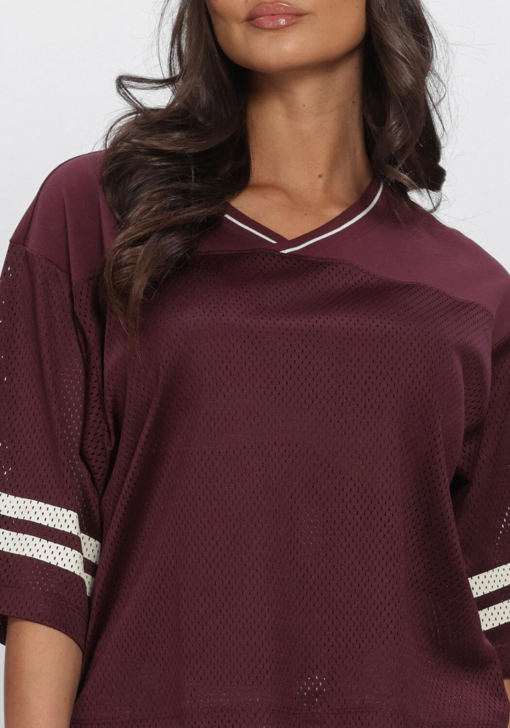 Rote CATWALK JUNKIE Tops & T-shirts FOOTBALL JERSEY - large