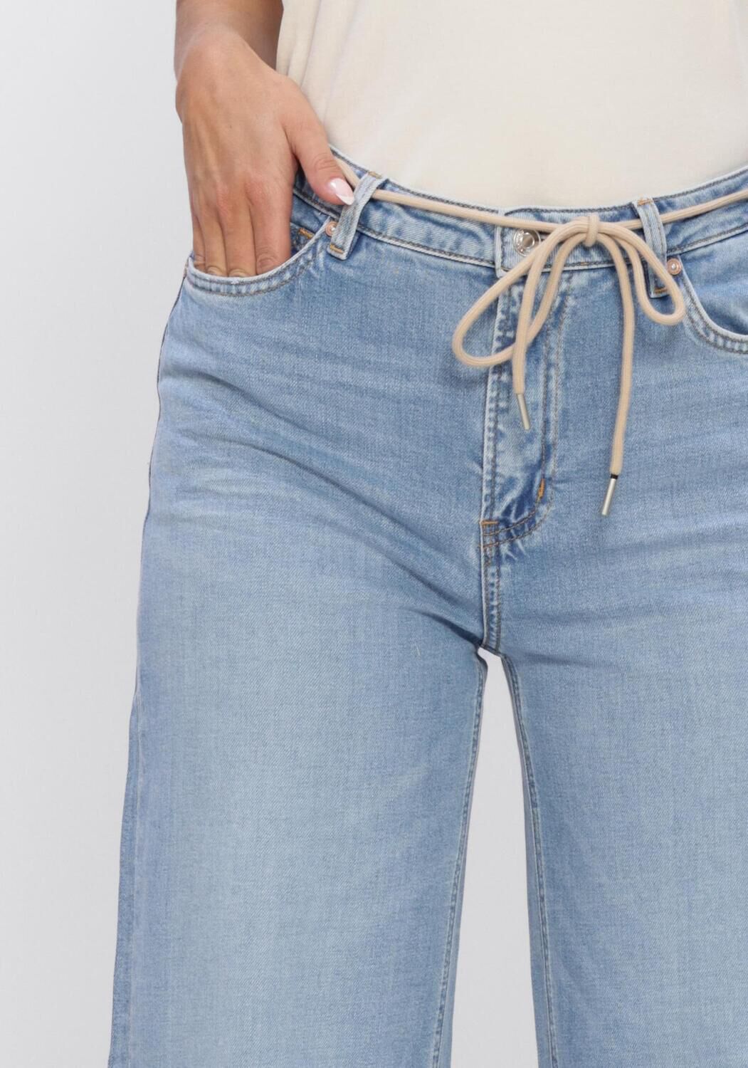 Blaue CIRCLE OF TRUST Wide jeans JONA DNM - large