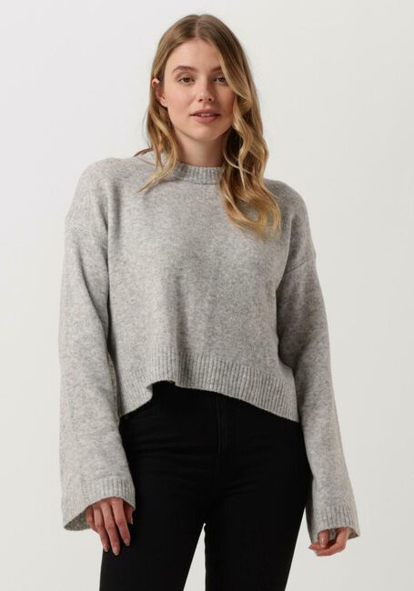 Graue CALVIN KLEIN Pullover FLUFFY WIDE OPEN SLEEVES SWEATER - large