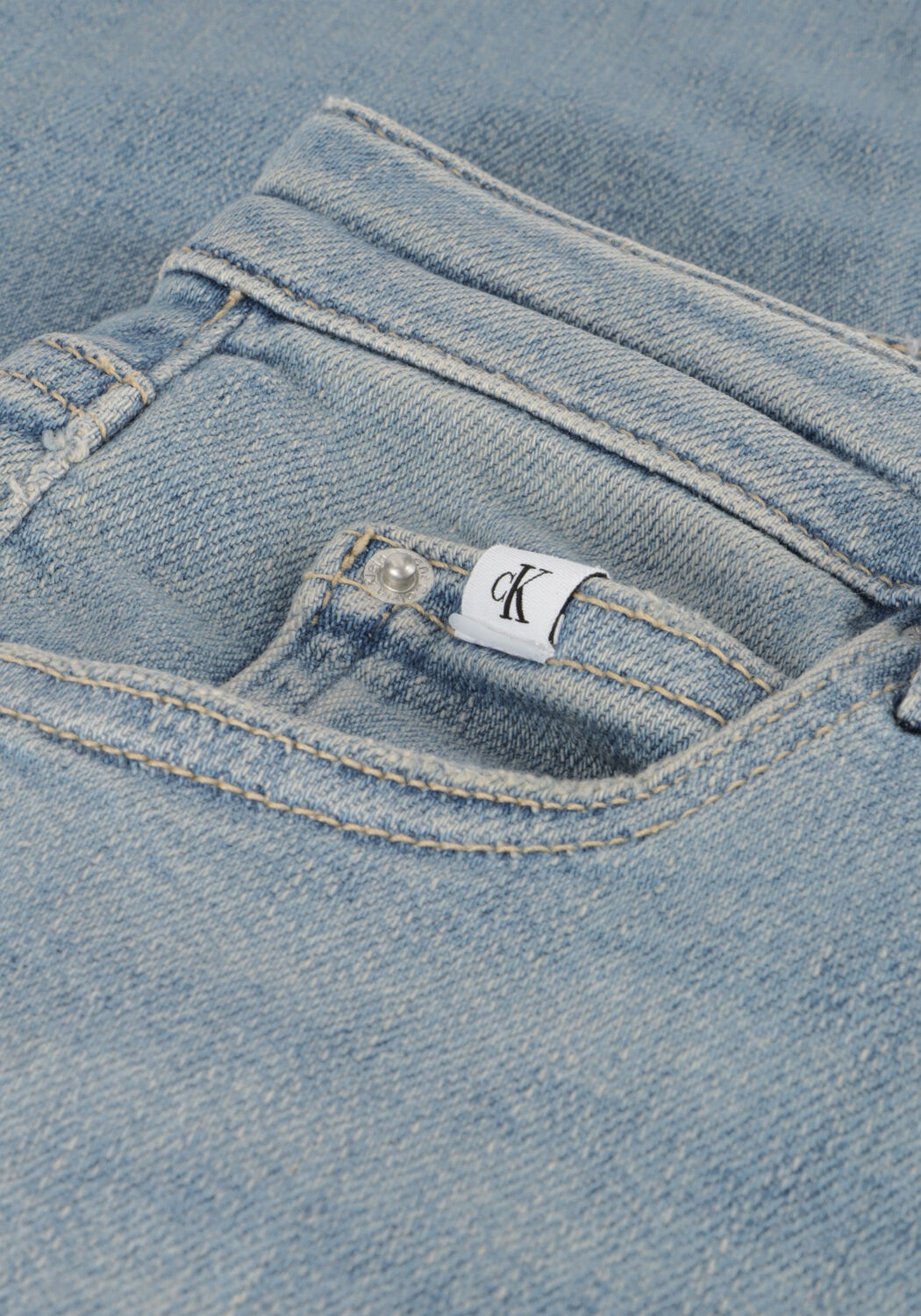 Blaue CALVIN KLEIN Slim fit jeans HIGH RISE SKINNY - large