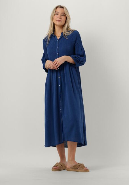 Blaue BY-BAR Midikleid LOULOU DRESS - large