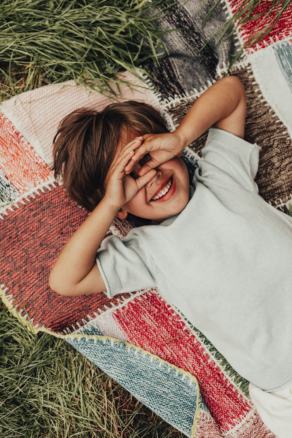 Blaue BAJE STUDIO T-shirt MACK - large