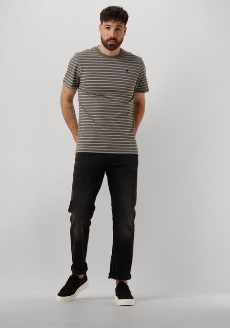 Graue G-STAR RAW T-shirt STRIPE SLIM R T - large