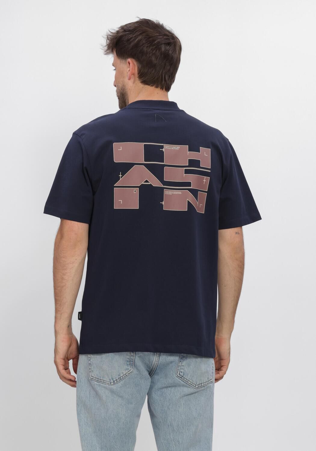 Dunkelblau CHASIN T-shirt RECO - large
