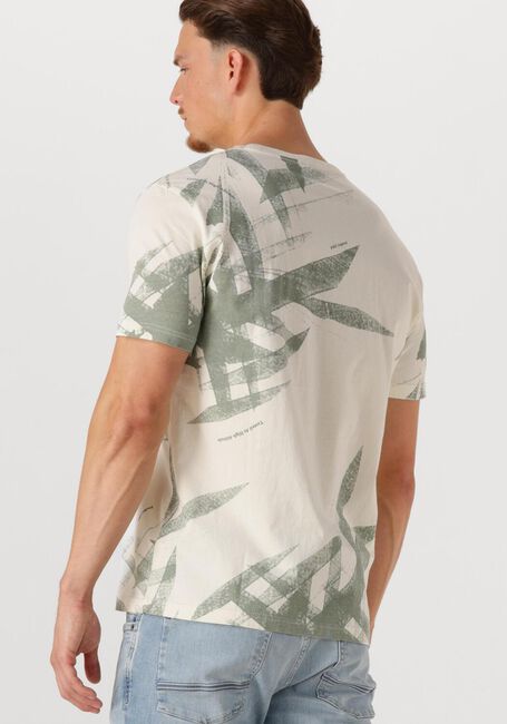 Grüne PME LEGEND T-shirt SINGLE JERSEY PANEL PRINT - large