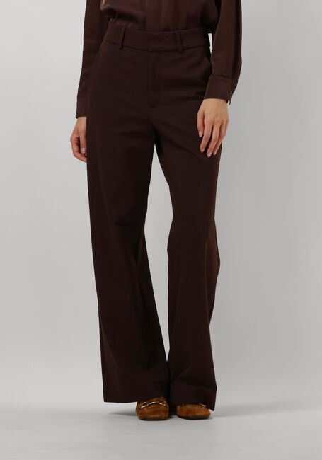 Braune VANILIA Hose TAILORED TWILL - large