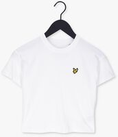 Weiße LYLE & SCOTT T-shirt CROPPED T-SHIRT