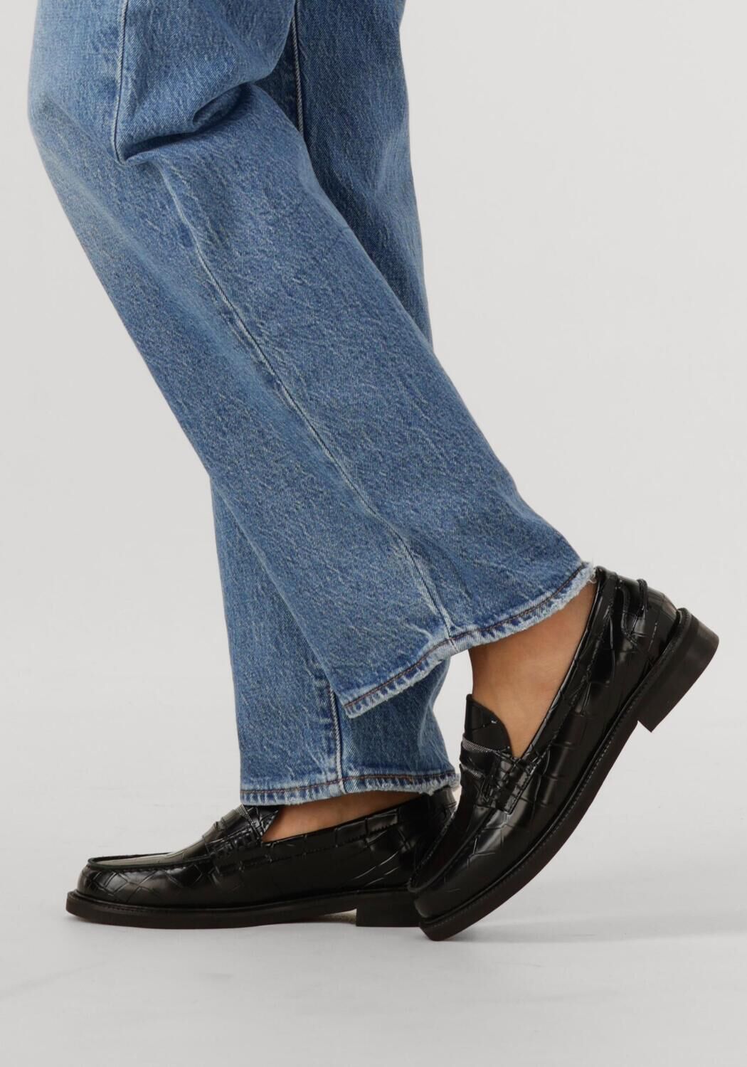 Schwarze STEFANO LAURAN Loafer 12032 - large