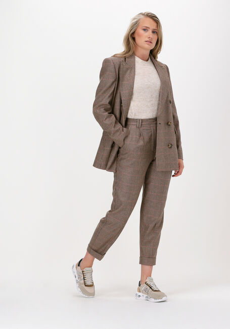 Camelfarbene VANILIA Blazer CHECK TAILOR - large