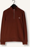 Braune FRED PERRY Sweatshirt HALF ZIP SWEATSHIRT Braune FRED PERRY Sweatshirt HALF ZIP SWEATSHIRT - medium