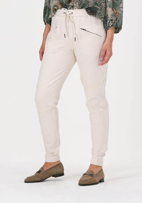 Weiße SUMMUM Schlaghose TROUSERS PUNTO MILANO - large