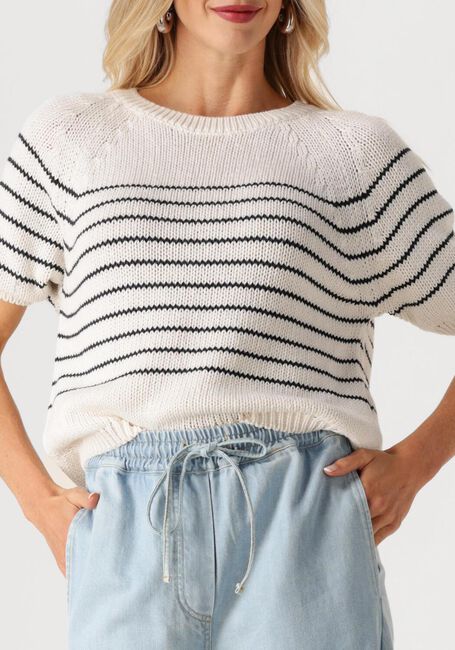 Ecru BY-BAR Pullover CRUZ STRIPE PULLOVER - large