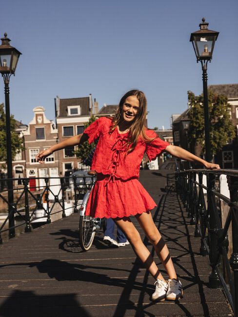 Rote LOOXS 10sixteen Minirock 2611-5721 - large