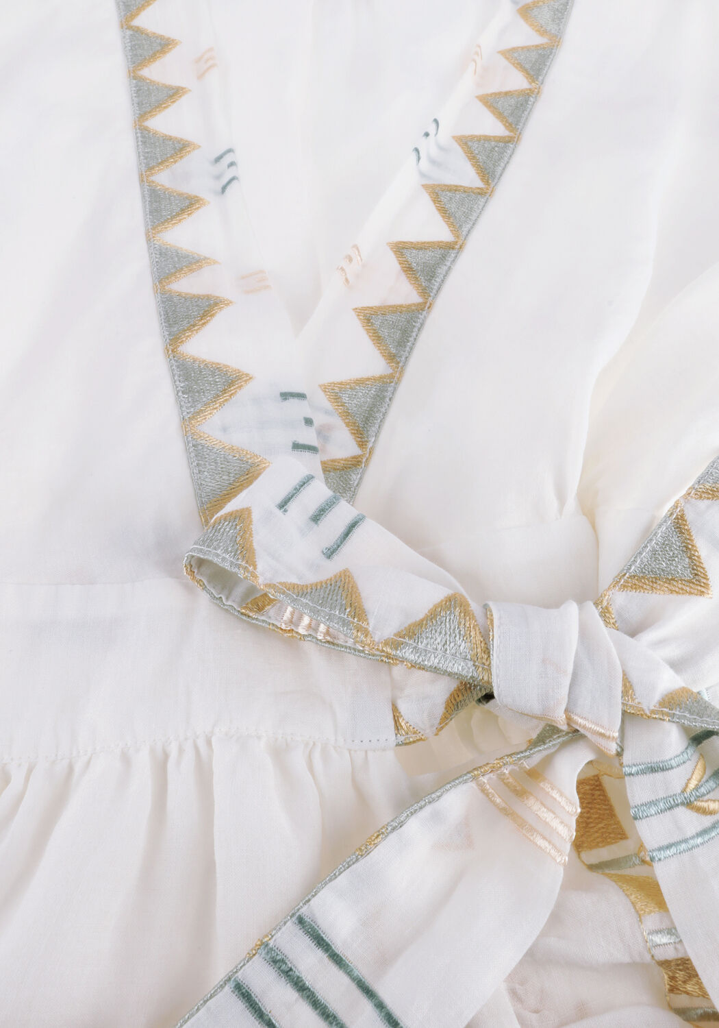 Wei&szlig;e GREEK ARCHAIC KORI Kleider S6K-4073174 - large