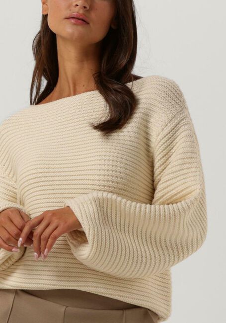 Weiße SIMPLE Pullover KELSEY KNIT-WO-22-3 - large
