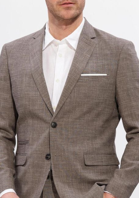 Braune SELECTED MEN Sakkos SLHSLIM-OASIS LINEN BLZ NOOS - large