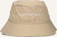 Beige CALVIN KLEIN Hut MONOGRAM SOFT BUCKET HAT - medium