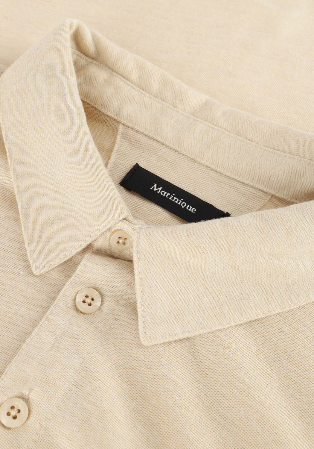 Beige MATINIQUE Polo-Shirt MASANFORD POLO - large