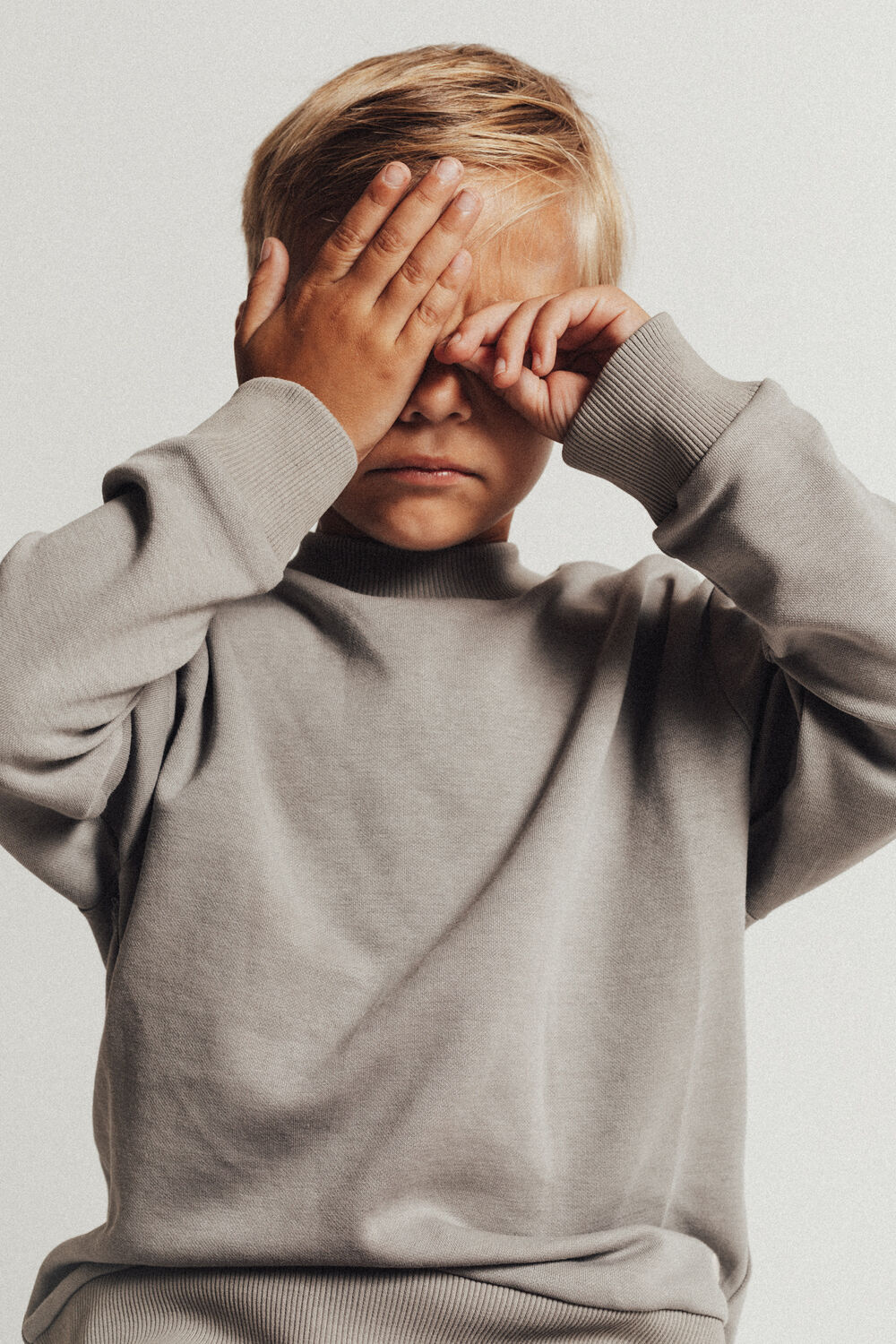 Graue BAJE STUDIO Sweatshirt THAMES - large