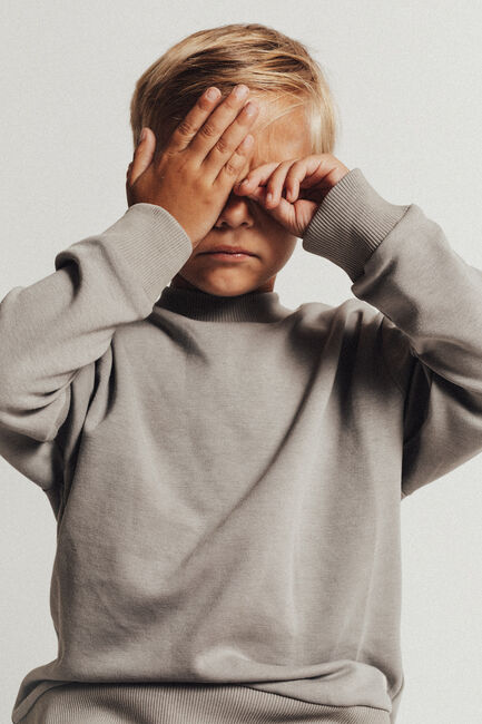 Graue BAJE STUDIO Sweatshirt THAMES - large