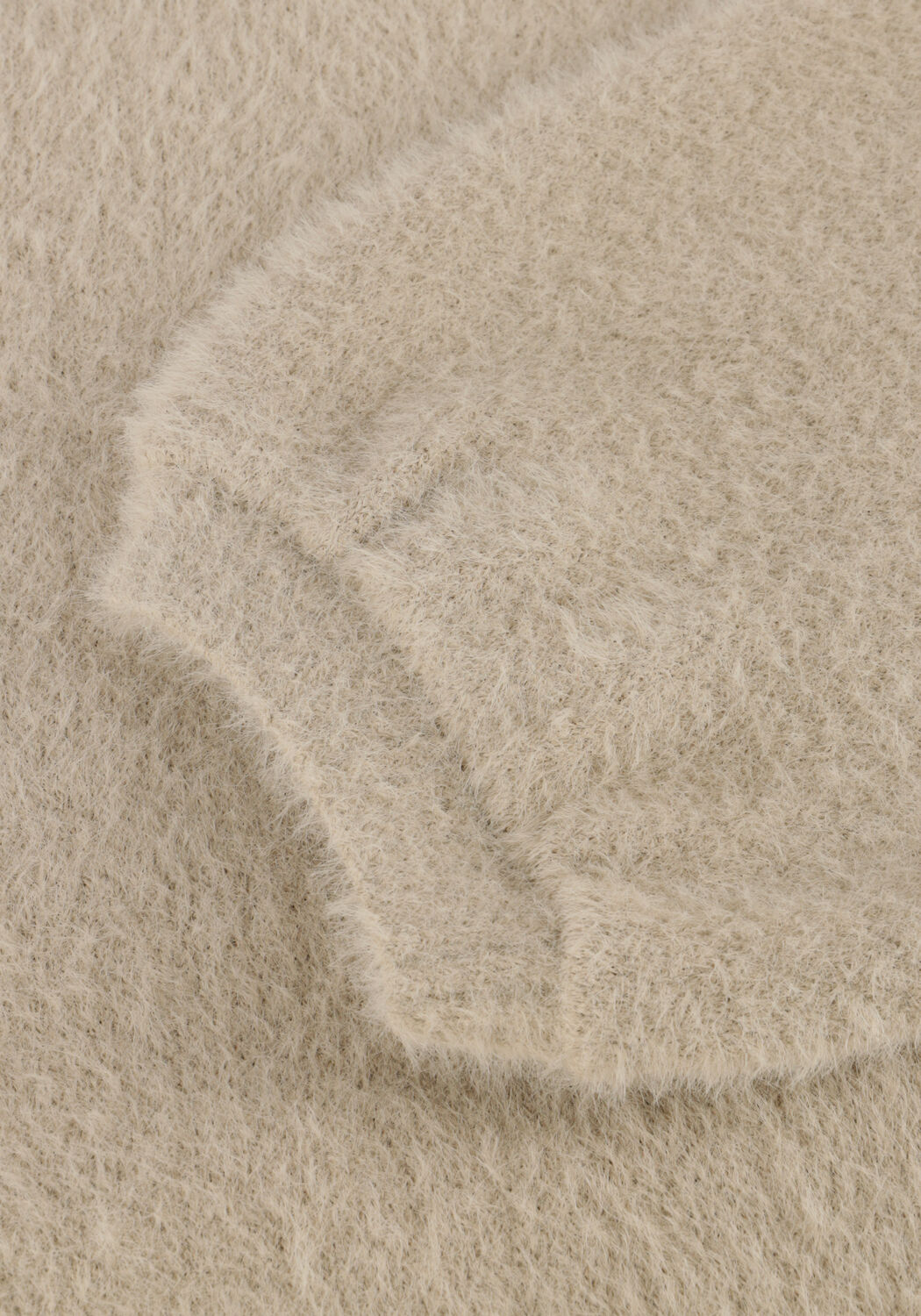 Beige JANSEN AMSTERDAM Pullover CAILY TRUI P 150 ROUND NECKLINE - large