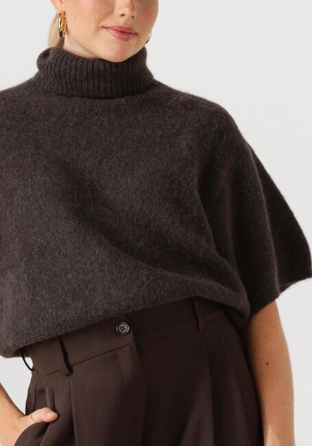 Braune OMODA ATELIER Pullover OM-FAMILY SHORT KNIT - large