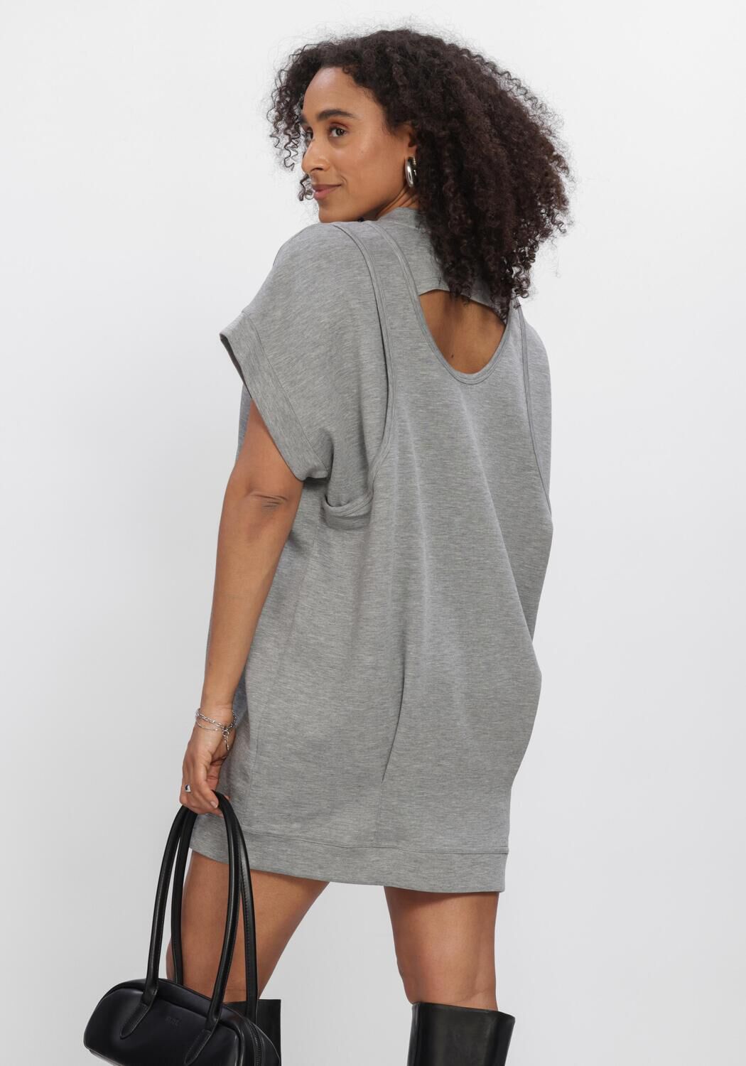 Graue CO'COUTURE Minikleid LANECC SWEAT DRESS - large