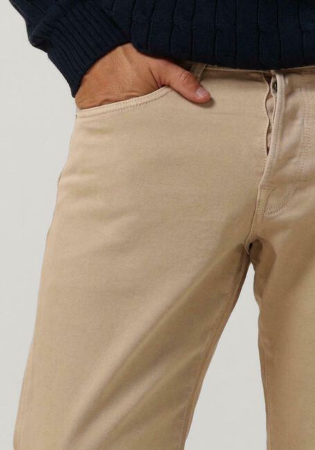 Braune SELECTED HOMME Slim fit jeans SLH196-STRAIGHTSCOTT 3335 COLORED JNS W - large