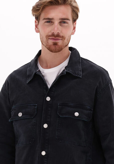 Schwarze TOMMY JEANS Jeansjacke UTILITY SHIRT JKT RCYCR CF7101 - large