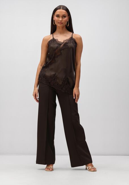 Braune NEO NOIR Top VIOLE LACE TOP - large