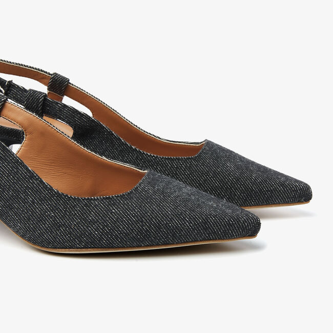 Schwarze VIA VAI Slingbacks SUZY ALIYA - large