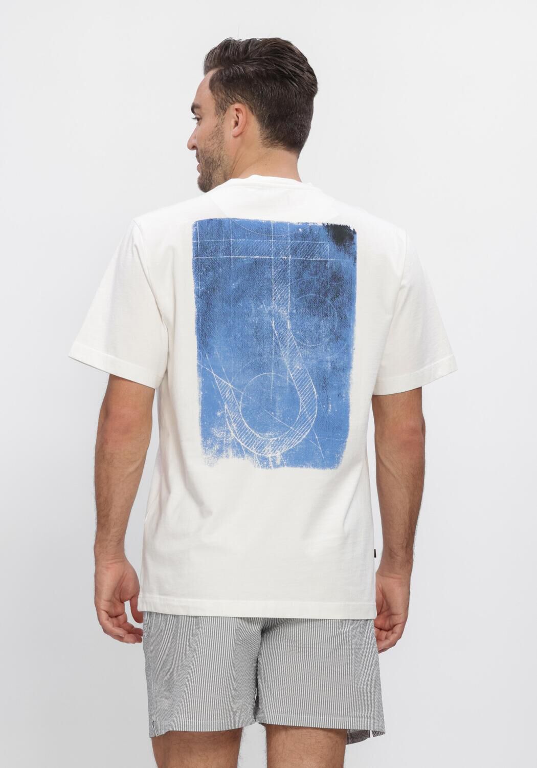 Wei&szlig;e BUTCHER OF BLUE T-shirt ARMY CYAN LOOSE TEE - large