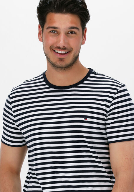 Dunkelblau TOMMY HILFIGER T-shirt STRETCH EXTRA SLIM FIT TEE - large