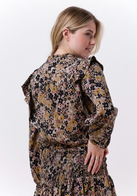 Camelfarbene FABIENNE CHAPOT Blusen BIBI TESS LONG SLEEVE BLOUSE - large